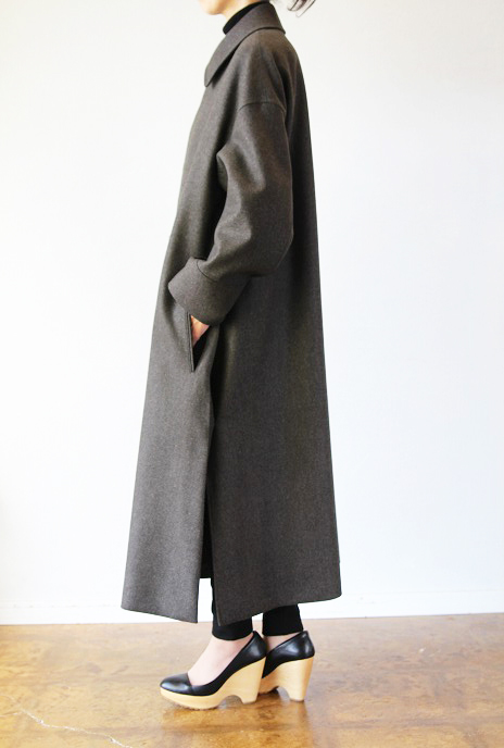 THE RERACS(ザ・リラクス)バルカラーコートTHE BAL COLLAR COAT(23FWGY